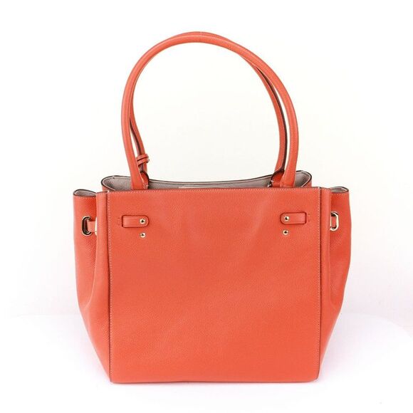 NWT Coach Turnlock Refined Pebble Leather Bucket Tote Watermelon - Picture 8 of 13